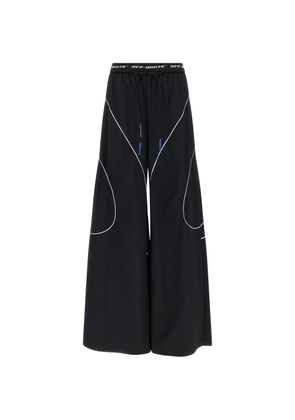 Off-White logoband contrast track pants - Black