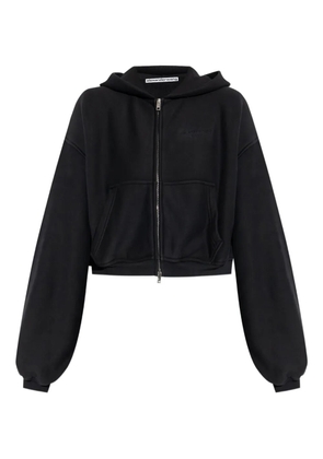 Alexander Wang zip-up hoodie - Black