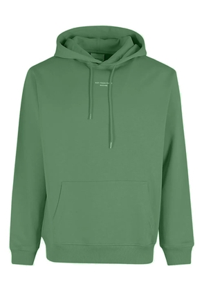 Drôle De Monsieur logo-print hoodie - Green