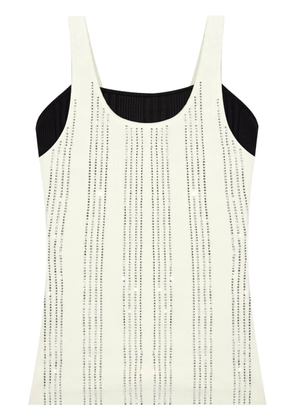 The Attico Double-Layered Top - White