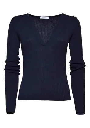 Max Mara ribbed-knit top - Blue