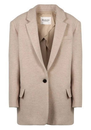MARANT ÉTOILE single-breasted blazer - Neutrals
