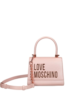 Love Moschino logo-lettering tote bag - Pink