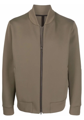 Harris Wharf London two-pocket zip-up bomber jacket - Green