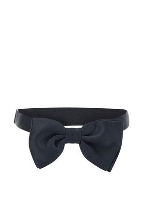Tagliatore self-tie satin bow tie - Blue