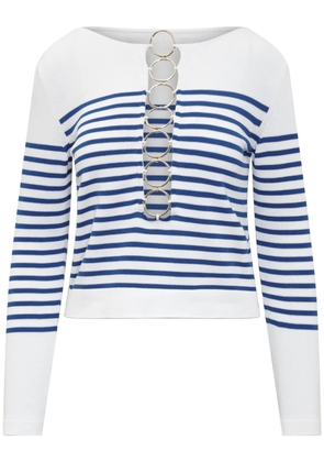 Seafarer cotton sweater - White