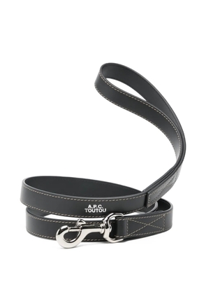 A.P.C. Toutou stitched dog leash - Black