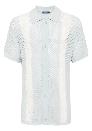 Frescobol Carioca Castillo crochet-knit shirt - Blue