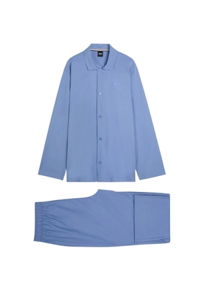 BOSS button long-sleeved pyjama set (set of two) - Blue