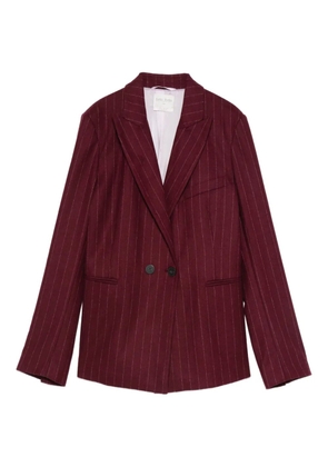 Forte Forte pinstripe double-breasted blazer - Red
