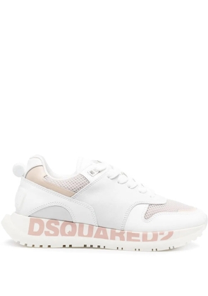 DSQUARED2 logo-print low-top sneakers - White