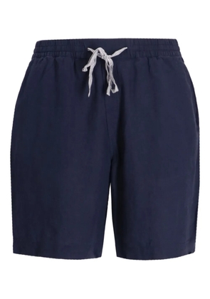BOSS linen shorts - Blue