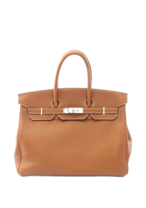 Hermès Pre-Owned 2002 Birkin 35 top-handle tote bag - Brown