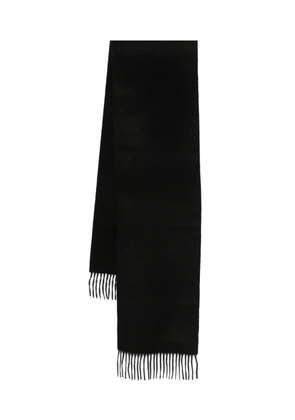 Paul Smith cashmere fringed-trim scarf - Black
