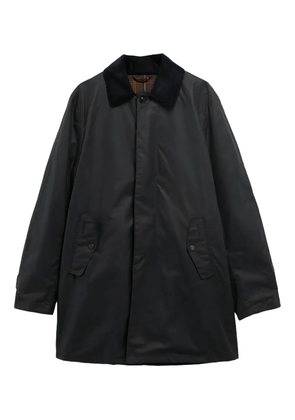 Baracuta x Barbour corduroy-collar coat - Blue