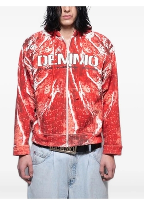 DEMON Return To Flesh zip-up hoodie - Red