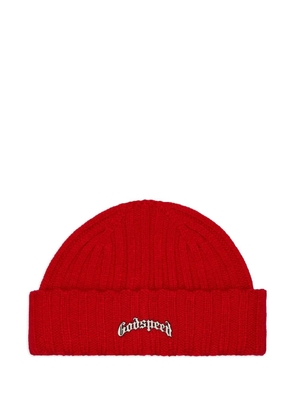 GODSPEED OG logo beanie hat - Red
