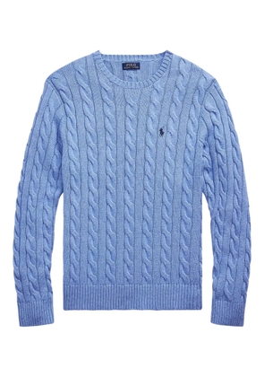 Polo Ralph Lauren cable-knit crew-neck sweater - Blue