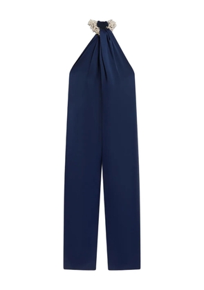 Stella McCartney embellished halterneck jumpsuit - Blue