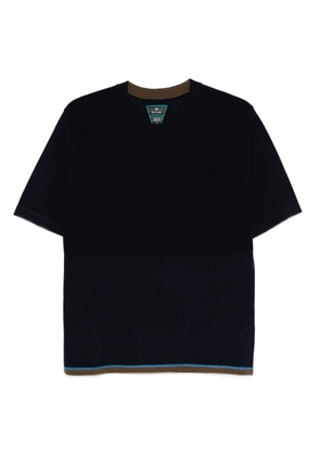 PS Paul Smith short-sleeve wool sweater - Blue