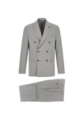 Pal Zileri pinstripe double-breasted suit - Grey