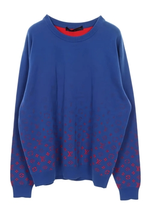 Louis Vuitton Pre-Owned 2020s monogram-gradient sweater - Blue