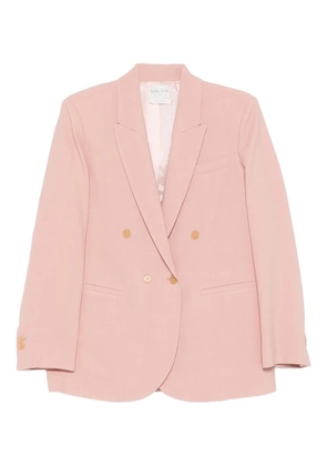 Forte Forte double-breasted wool jacket - Pink