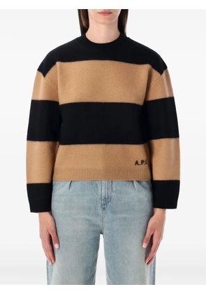 A.P.C. Penny stripe knit sweater - Neutrals
