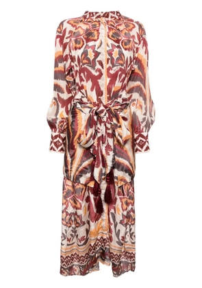 FARM Rio Toucans dress - Neutrals