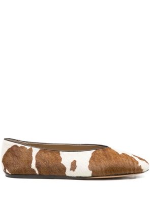 Le Monde Beryl flat pumps - Brown