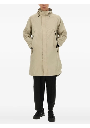 JG1 zip-fastening coat - Neutrals