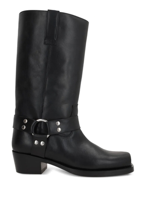 Paris Texas Roxy 45mm leather boots - Black