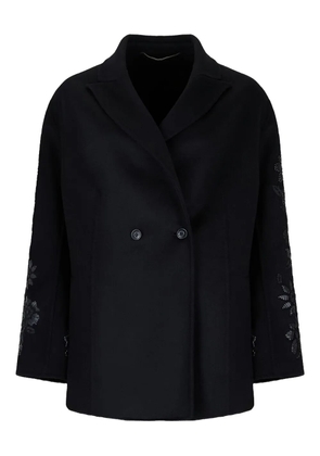 Ermanno Scervino floral appliqué jacket - Black