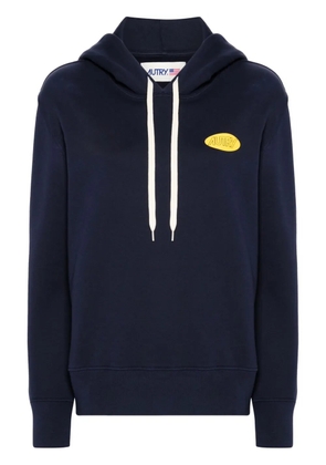 Autry logo-print hoodie - Blue