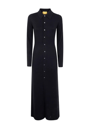 Guest In Residence button-down cashmere dress - Black