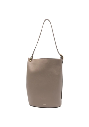 JOSEPH fold leather bucket bag - Neutrals