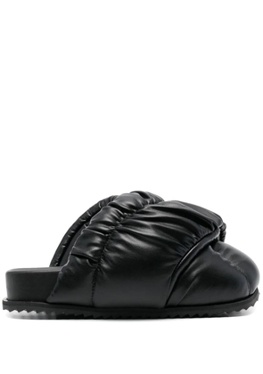 YUME YUME padded slip-on mules - Black