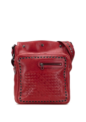 Bottega Veneta Pre-Owned 2009 Nappa Intrecciato Grommet crossbody bag - Red