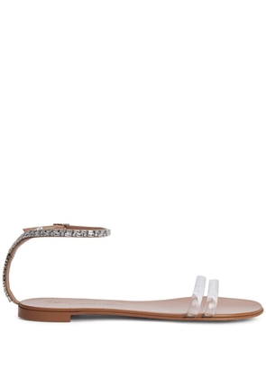 Giuseppe Zanotti Agathe Plexi sandals - Silver