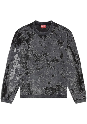 Diesel distressed-effect sweatshirt - Black