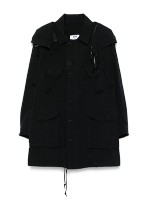 Junya Watanabe MAN x C.P. Goggles-deailed parka - Black