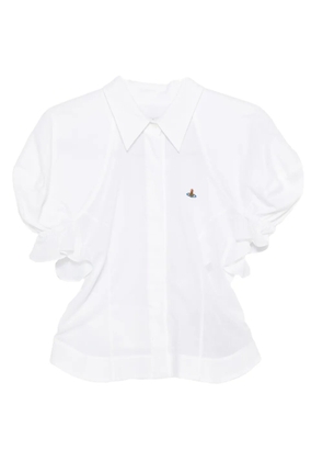 Vivienne Westwood puff-sleeve collared shirt - White