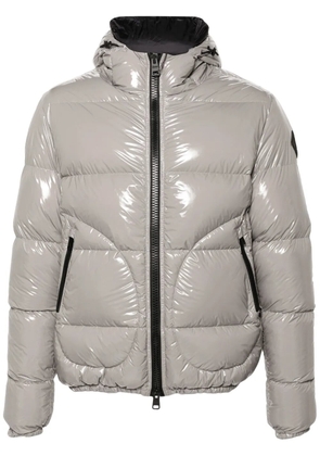 Herno patent hooded puffer jacket - Grey