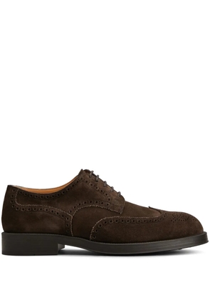 Tod's suede Derby shoes - Brown