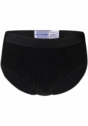 Comme Des Garçons Shirt x Sunspel cotton-jersey briefs - Black