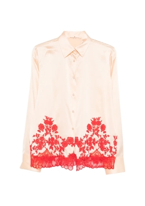 Ermanno Scervino floral-lace shirt - Neutrals