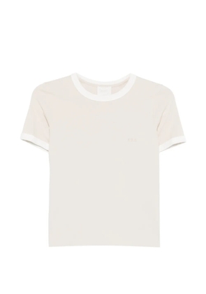 A.P.C. trim crew neck T-shirt - Neutrals