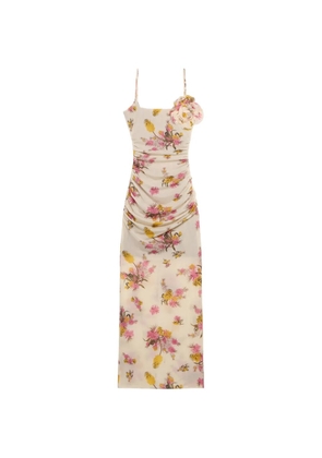 Blumarine floral flower dress - Neutrals
