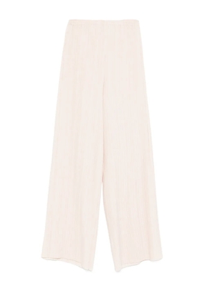 Forte Forte textured wide-leg trousers - Neutrals