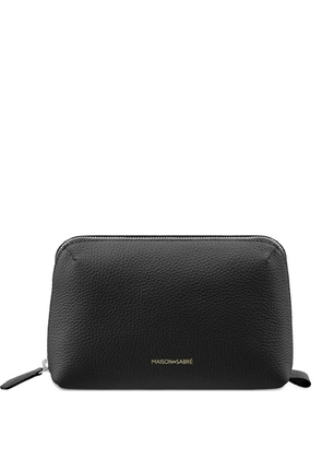 MAISON de SABRÉ pebbled zip pouch - Black